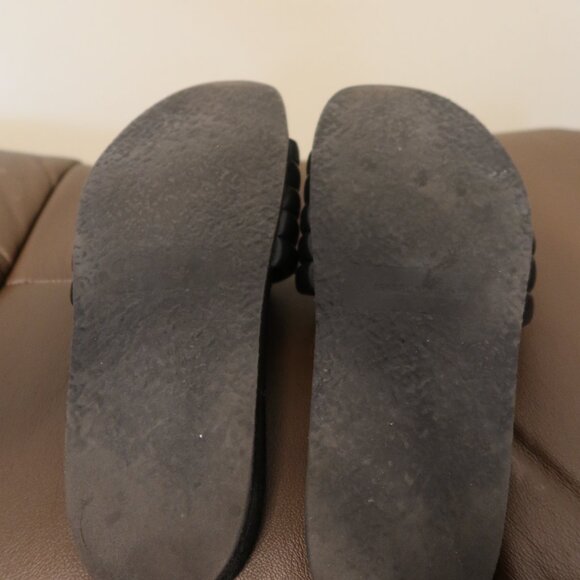 $430 Isabel Marant Hellea black lamb leather padded sandals size 36 with box - Picture 12 of 14